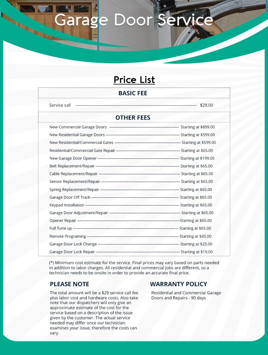 Central Garage Door Service Warren, MI 586-636-3362